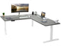 Sleek 77" x 71" Corner Electric Desk with User-Friendly Push Button Memory Control