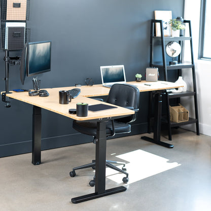 Elevate Your Workspace: 83" x 60" Smart Electric Corner Desk with One-Touch Memory Control