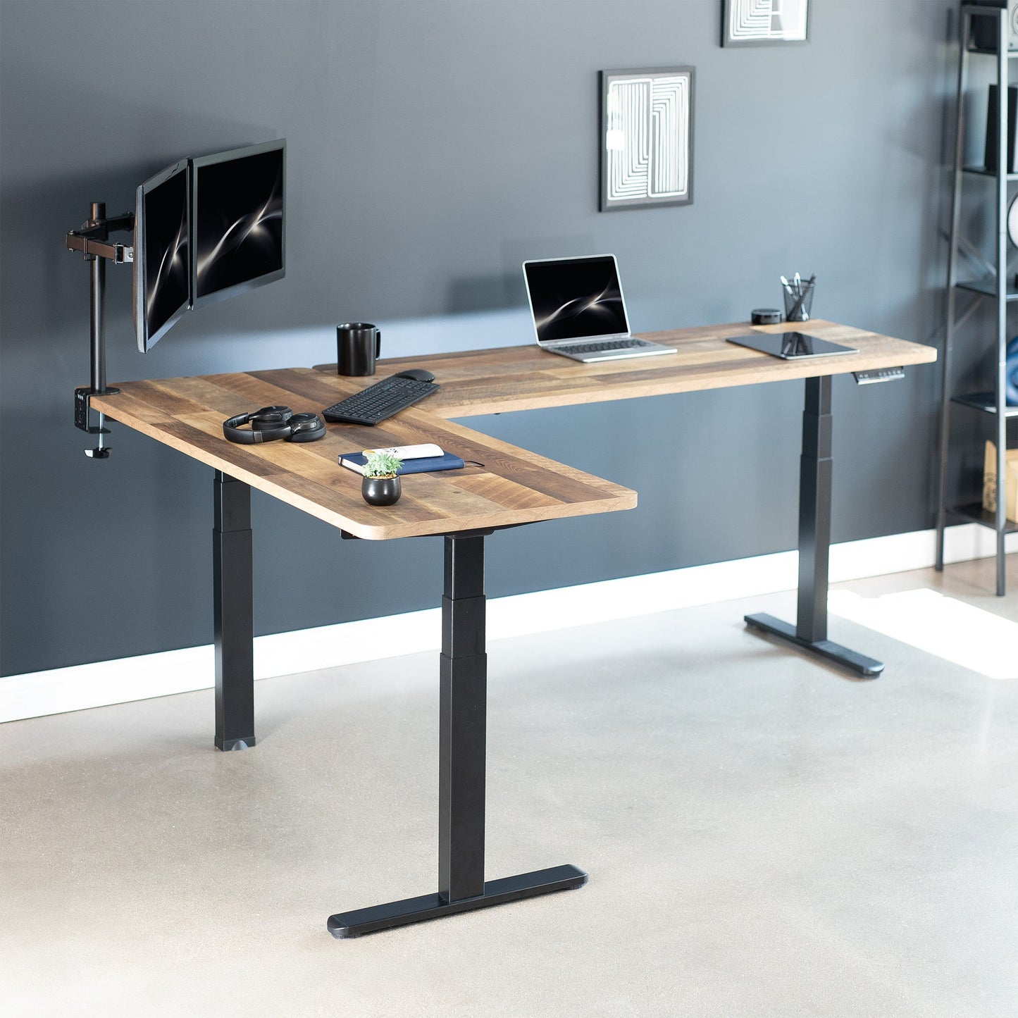 Elevate Your Workspace: 83" x 60" Smart Electric Corner Desk with One-Touch Memory Control