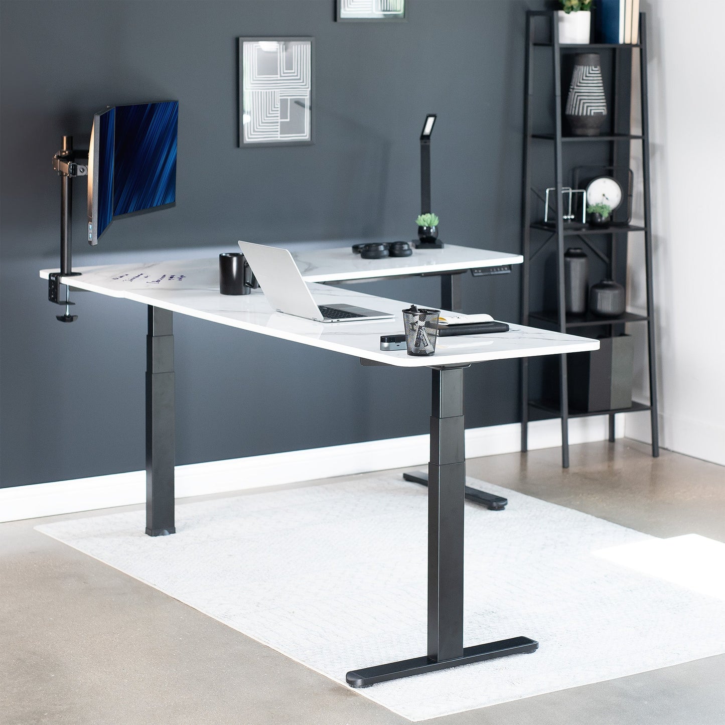 Elevate Your Workspace: 83" x 60" Smart Electric Corner Desk with One-Touch Memory Control