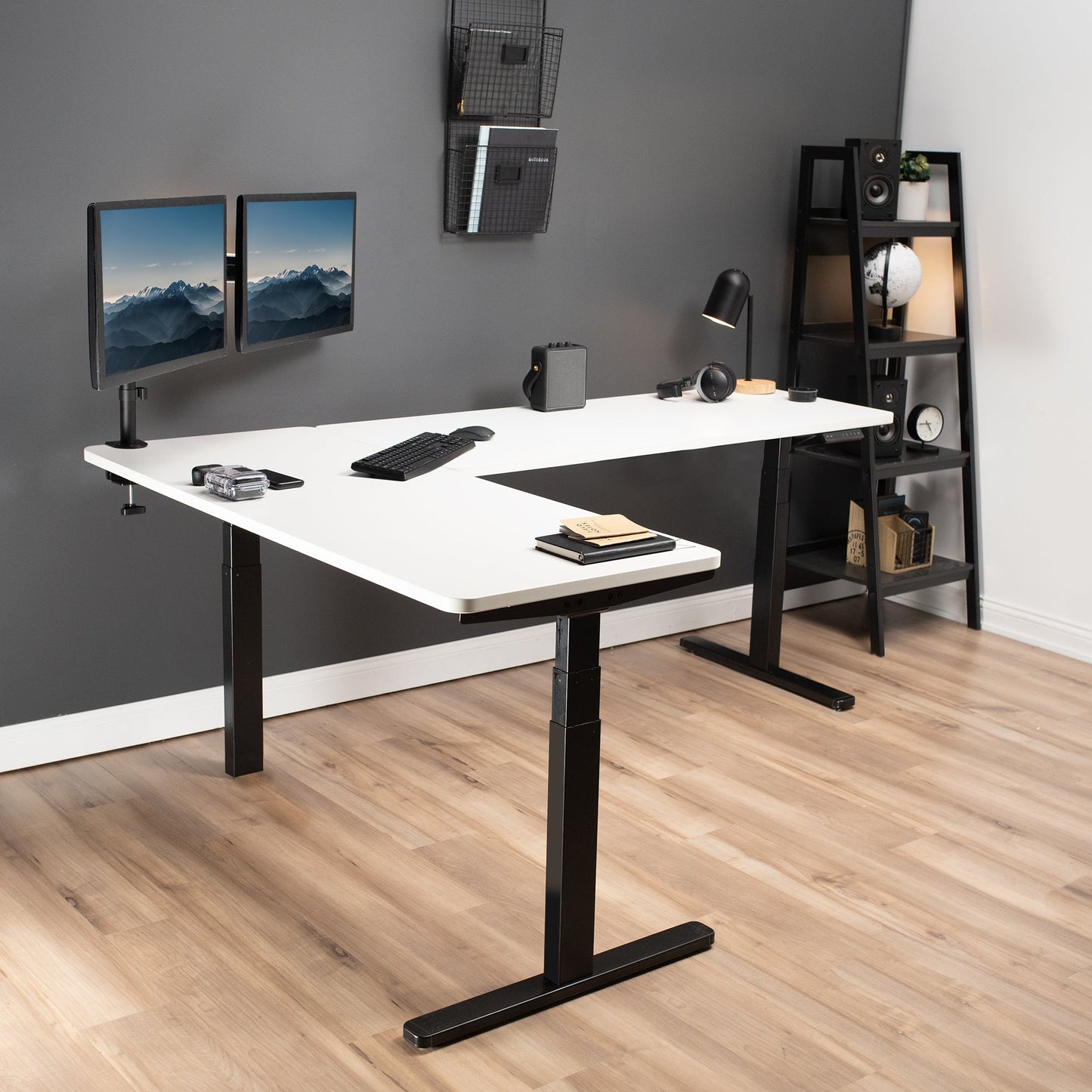 Elevate Your Workspace: 83" x 60" Smart Electric Corner Desk with One-Touch Memory Control