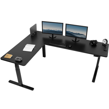 Elevate Your Workspace: 83" x 60" Smart Electric Corner Desk with One-Touch Memory Control