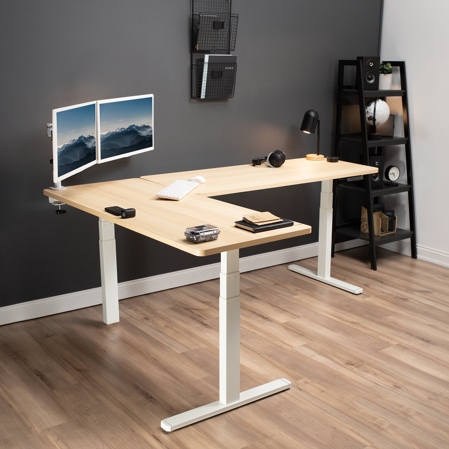 Elevate Your Workspace: 83" x 60" Smart Electric Corner Desk with One-Touch Memory Control