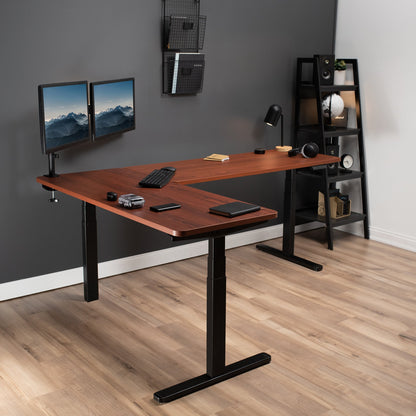 Elevate Your Workspace: 83" x 60" Smart Electric Corner Desk with One-Touch Memory Control