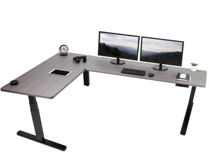 Elevate Your Workspace: 83" x 60" Smart Electric Corner Desk with One-Touch Memory Control