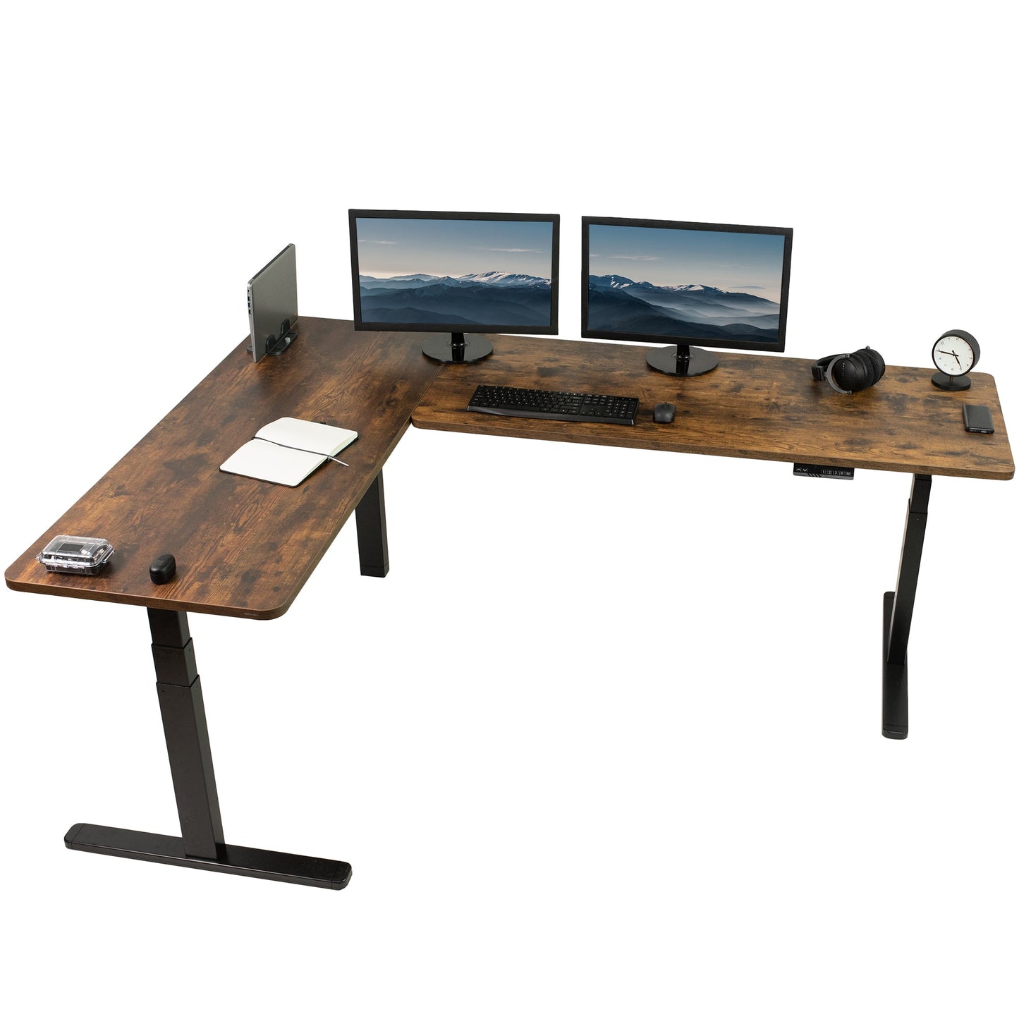 Elevate Your Workspace: 83" x 60" Smart Electric Corner Desk with One-Touch Memory Control