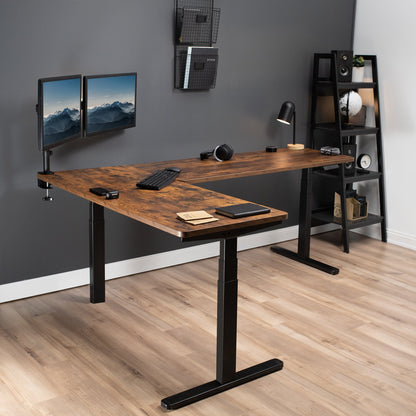 Elevate Your Workspace: 83" x 60" Smart Electric Corner Desk with One-Touch Memory Control