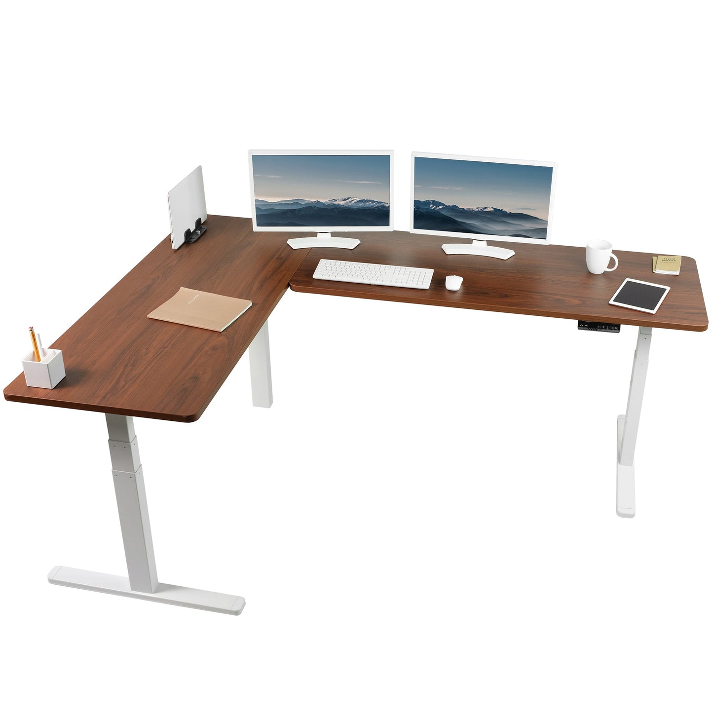 Elevate Your Workspace: 83" x 60" Smart Electric Corner Desk with One-Touch Memory Control