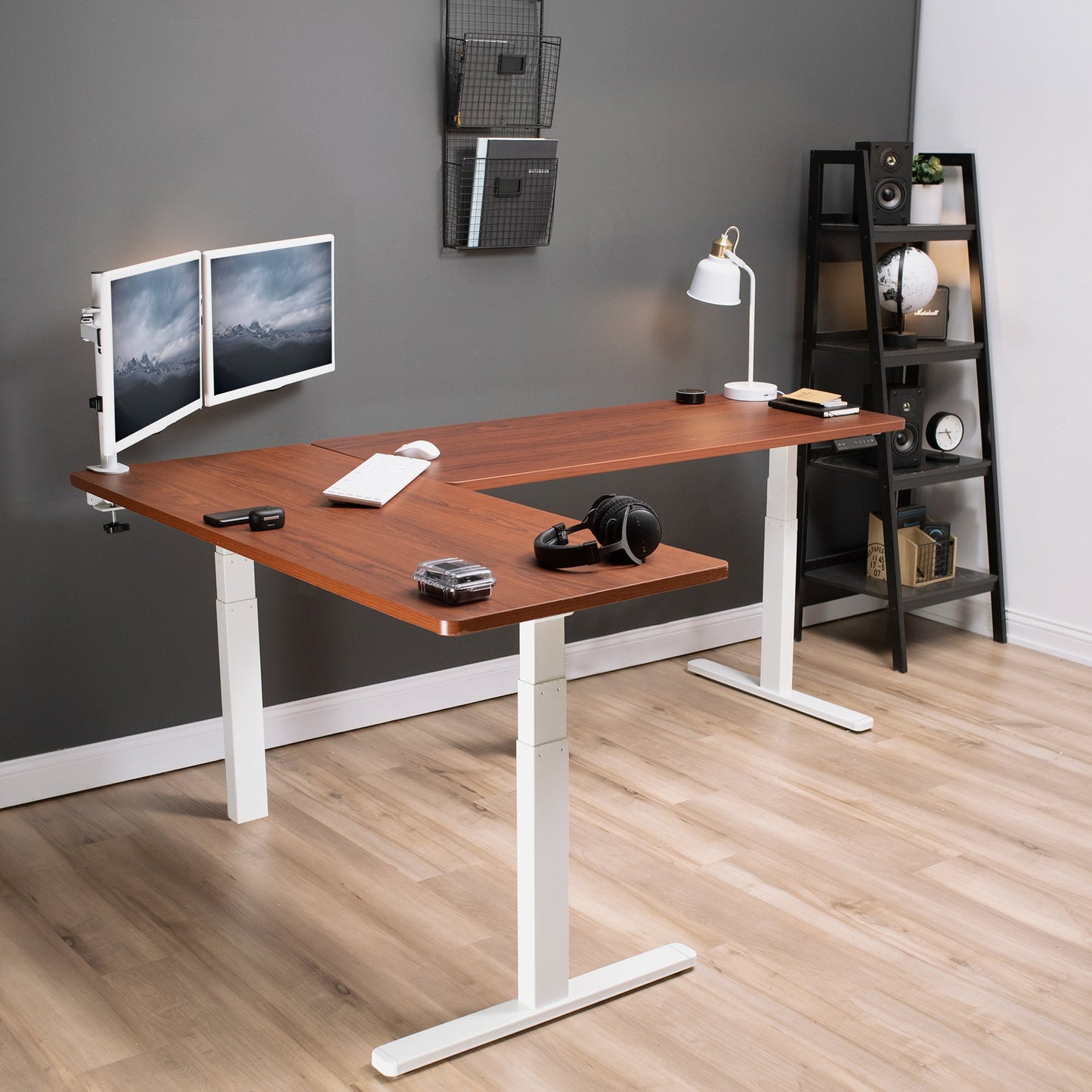 Elevate Your Workspace: 83" x 60" Smart Electric Corner Desk with One-Touch Memory Control