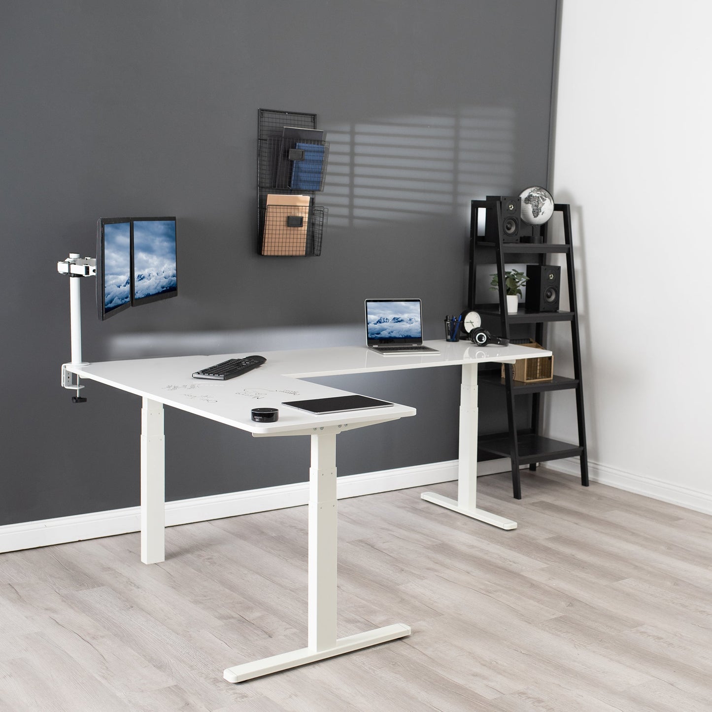 Elevate Your Workspace: 83" x 60" Smart Electric Corner Desk with One-Touch Memory Control