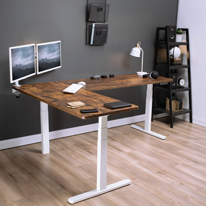 Elevate Your Workspace: 83" x 60" Smart Electric Corner Desk with One-Touch Memory Control