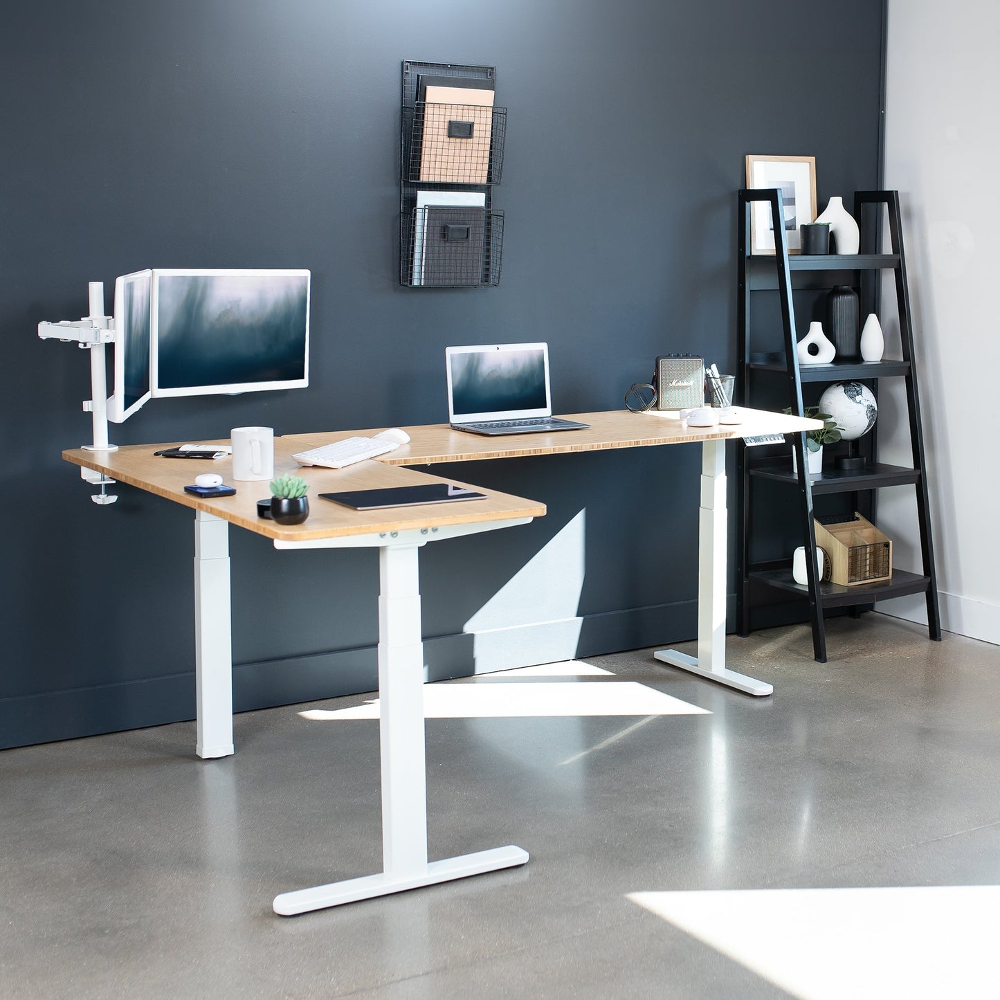 Elevate Your Workspace: 83" x 60" Smart Electric Corner Desk with One-Touch Memory Control