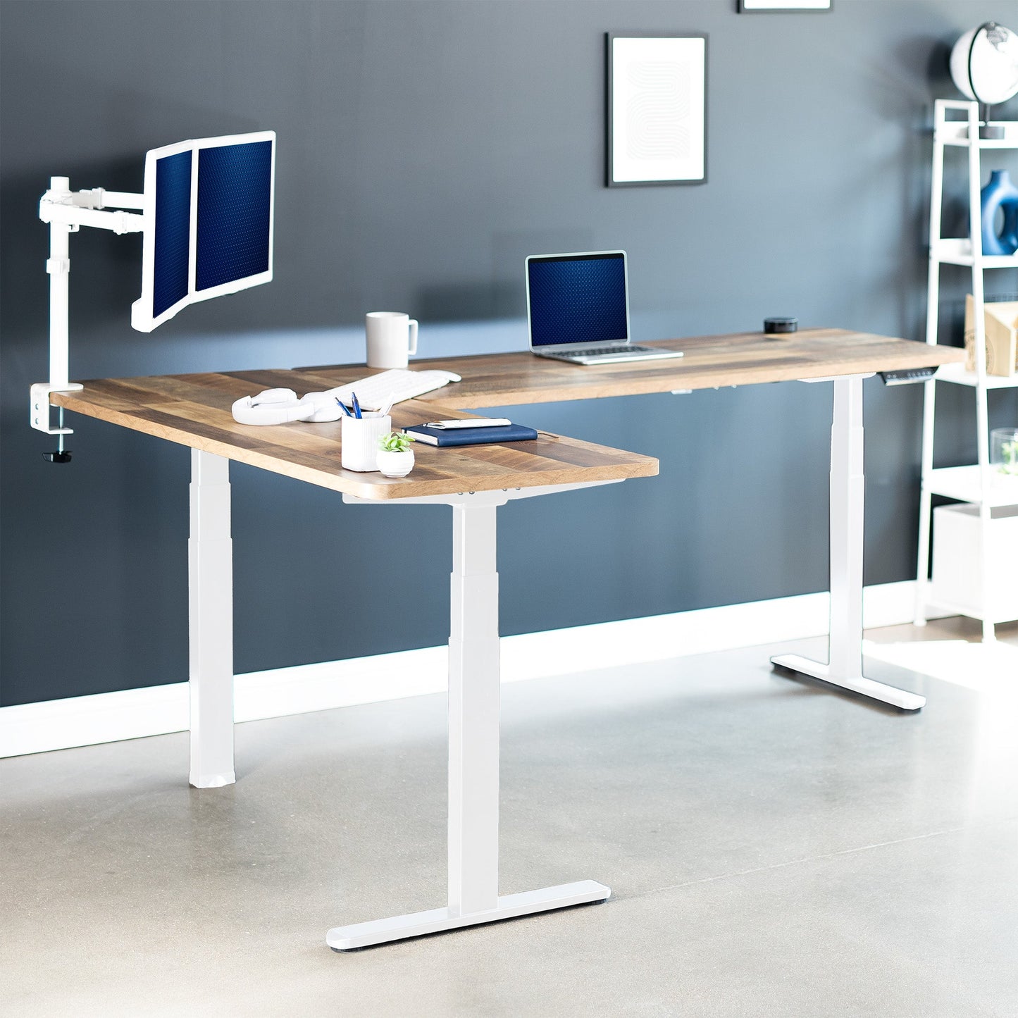 Elevate Your Workspace: 83" x 60" Smart Electric Corner Desk with One-Touch Memory Control