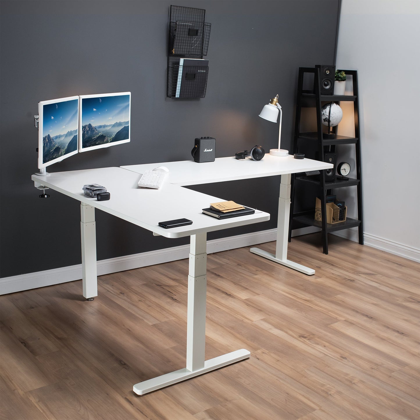 Elevate Your Workspace: 83" x 60" Smart Electric Corner Desk with One-Touch Memory Control