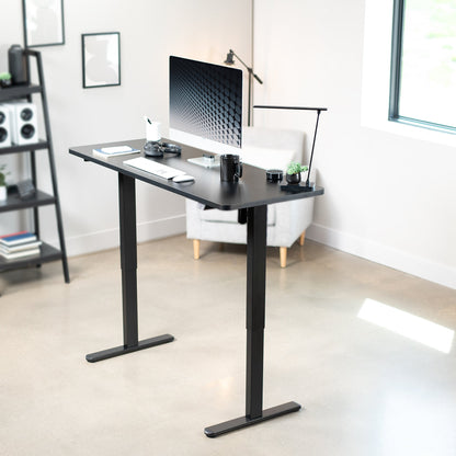 Spacious 60" x 24" Electric Standing Desk with Convenient 2-Button Controller