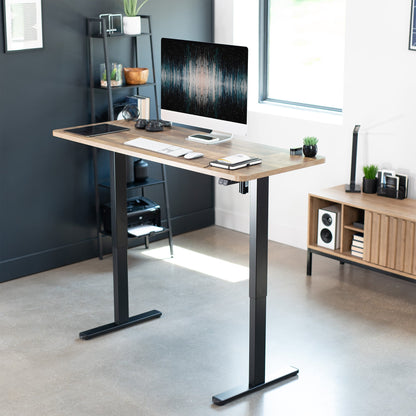 Spacious 60" x 24" Electric Standing Desk with Convenient 2-Button Controller