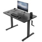 Ergonomic Manual Height-Adjustable Desk for Ultimate Comfort