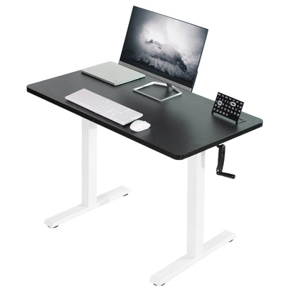 Ergonomic Manual Height-Adjustable Desk for Ultimate Comfort