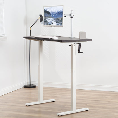 Ergonomic Manual Height-Adjustable Desk for Ultimate Comfort