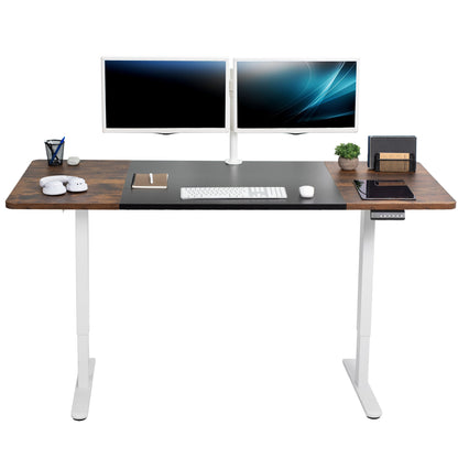 Expansive Dual Motor Electric Standing Desk - 71" x 30" for Easy Height Adjustment