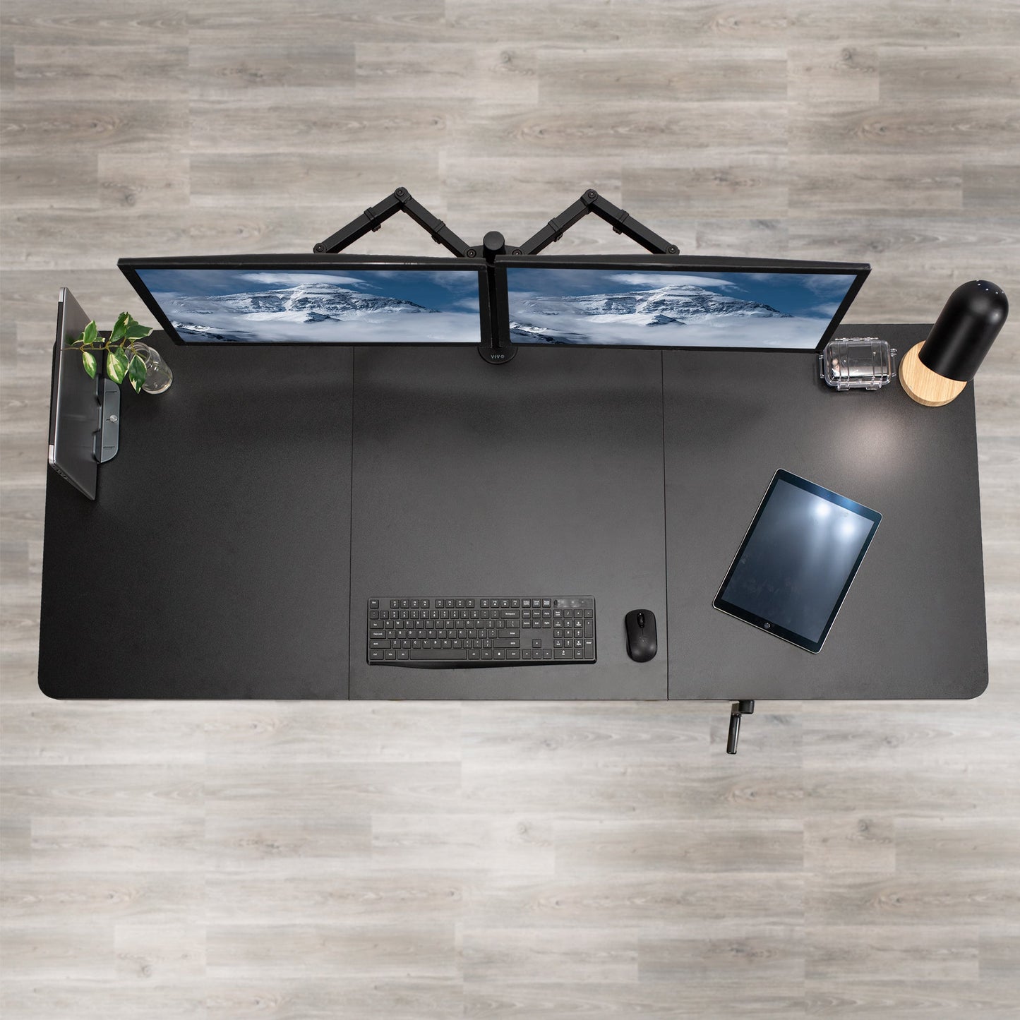 Spacious 71" x 30" Manual Height Adjustable Desk for Ultimate Comfort and Versatility