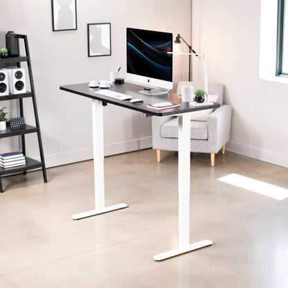 Spacious 60" x 24" Electric Standing Desk with Convenient 2-Button Controller