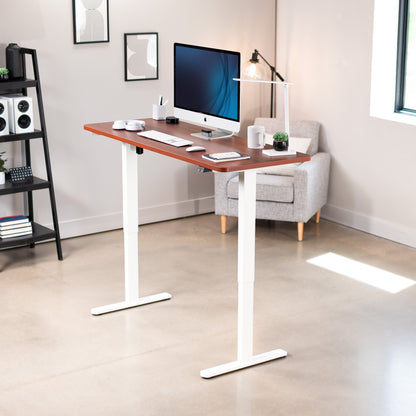 Spacious 60" x 24" Electric Standing Desk with Convenient 2-Button Controller