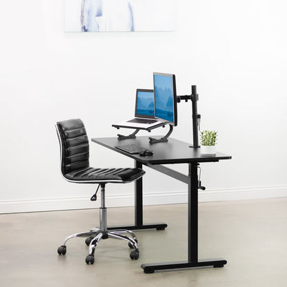 Transform Your Workspace with a 55" x 24" Crank Height Adjustable Desk!